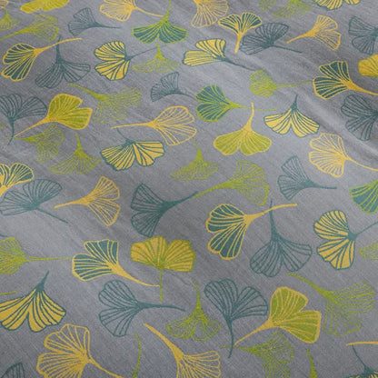 Ownkoti Vintage Green Ginkgo Leaf Cotton Reversible Bedding Set - image 27