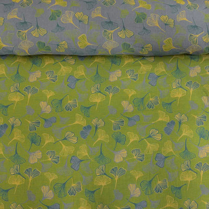 Ownkoti Vintage Green Ginkgo Leaf Cotton Reversible Bedding Set - image 10