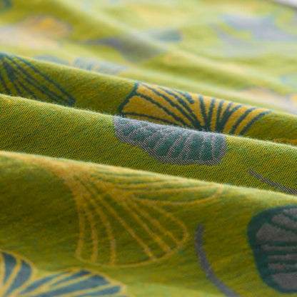 Ownkoti Vintage Green Ginkgo Leaf Cotton Reversible Bedding Set - image 11