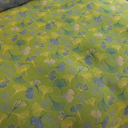 Ownkoti Vintage Green Ginkgo Leaf Cotton Reversible Bedding Set - image 15