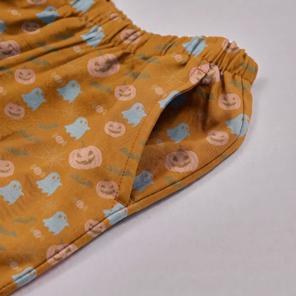 Ownkoti Cute Ghost Pumpkin Cotton Loungewear Set - image 6