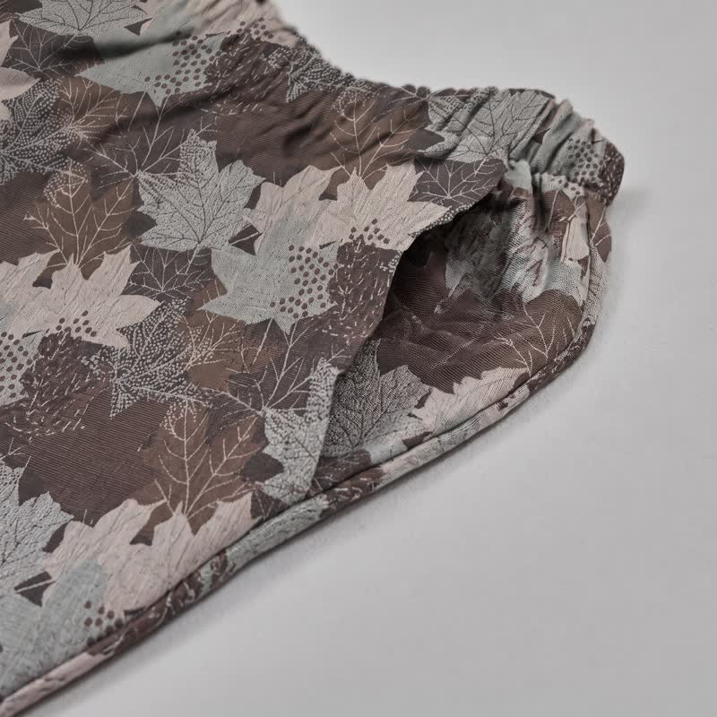 Ownkoti Fall Maple Leaf Cotton Loungewear Set - image 47
