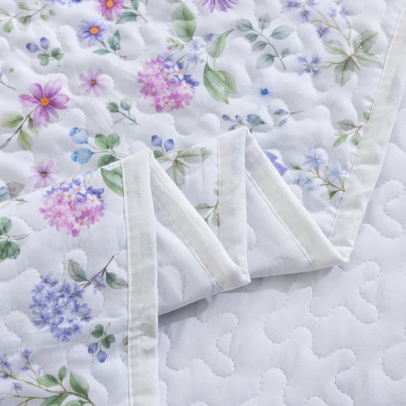 Ownkoti Watercolor Wildflower Cotton Quilt Set - image 4