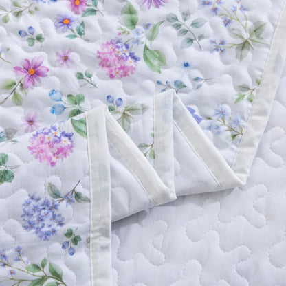 Ownkoti Watercolor Wildflower Cotton Quilt Set - image 4