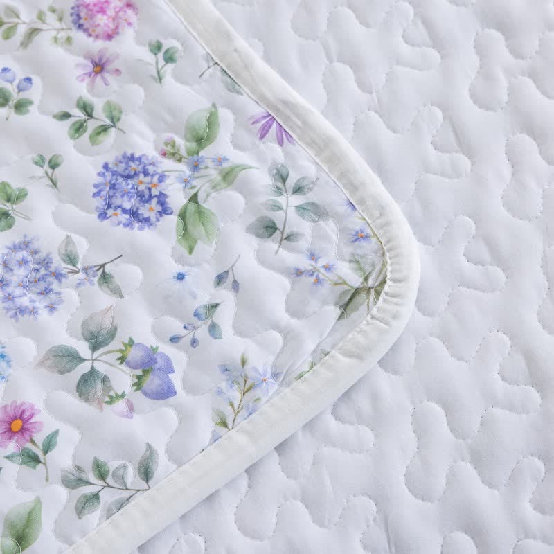 Ownkoti Watercolor Wildflower Cotton Quilt Set - image 5