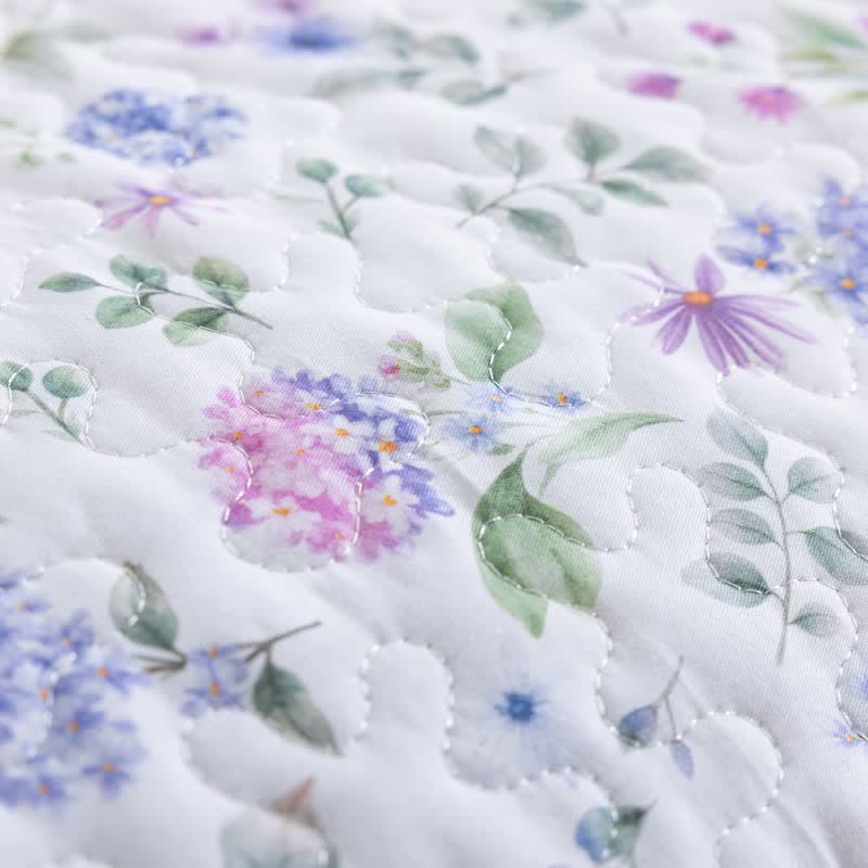 Ownkoti Watercolor Wildflower Cotton Quilt Set - image 8