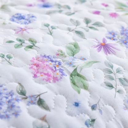 Ownkoti Watercolor Wildflower Cotton Quilt Set - image 8