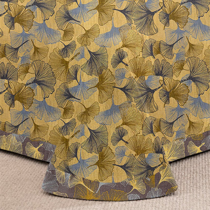 Ownkoti Golden Ginkgo Leaf Cotton Bedding Set - image 3