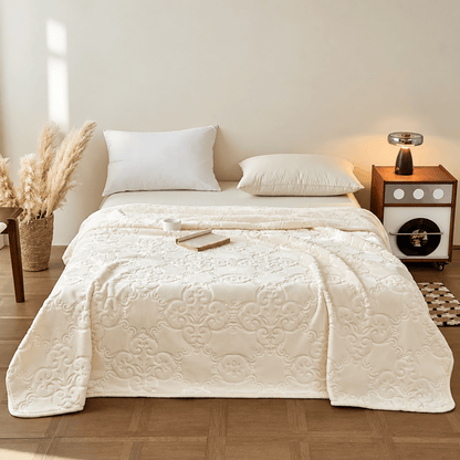 Ownkoti Multi-color Luxury Raschel Fleece Blanket - Beige - Blanket - 79" x 91" - image 25