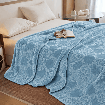 Ownkoti Multi-color Luxury Raschel Fleece Blanket - image 1