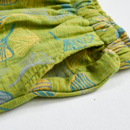 Ownkoti Nature‑Inspired Ginkgo Leaf Cotton Loungewear Set - image 10