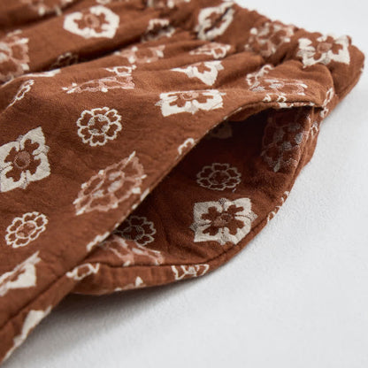 Ownkoti Retro Geometric Long Sleeve Pajama Set - image 3