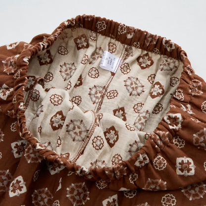Ownkoti Retro Geometric Long Sleeve Pajama Set - image 5