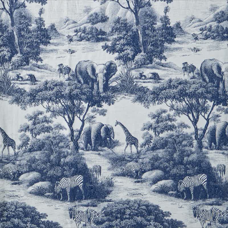 Ownkoti Vintage Jungle Toile Poncho Shawl Wrap - image 7