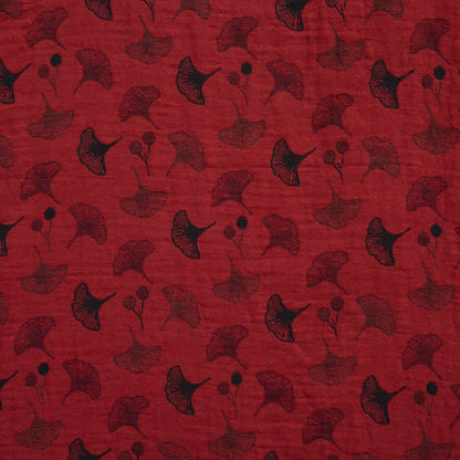 Ownkoti Ginkgo Leaf Oriental Tassel Cotton Pajamas - image 12