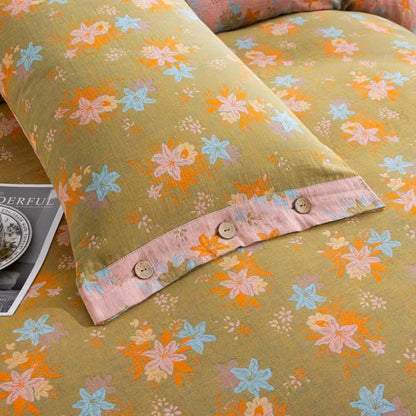 Ownkoti Crabapple Blossom Cotton Duvet Cover Bedding Set - image 8