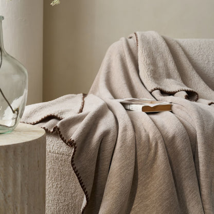 Ownkoti Minimalist Dual-Sided Sherpa Fleece Throw Blanket - image 9