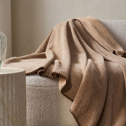 Ownkoti Minimalist Dual-Sided Sherpa Fleece Throw Blanket - image 1