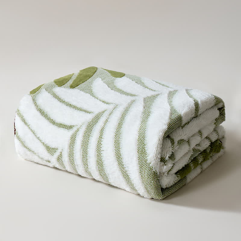 Ownkoti Modern Botanical Fleece Throw Blanket - image 24