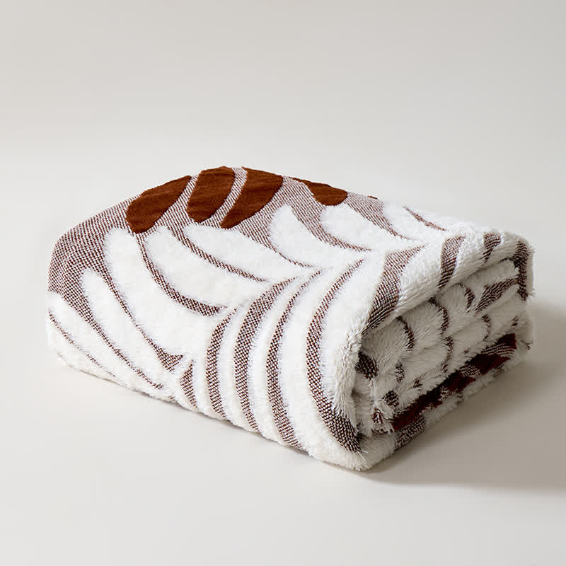 Ownkoti Modern Botanical Fleece Throw Blanket - image 32