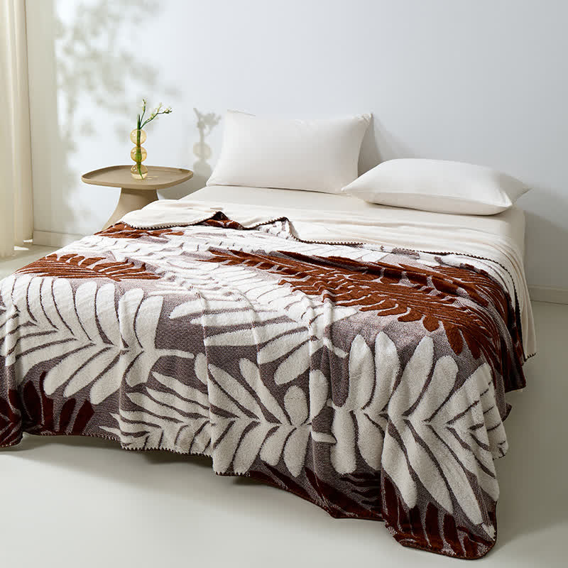 Ownkoti Modern Botanical Fleece Throw Blanket - image 31