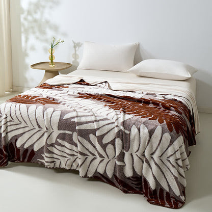 Ownkoti Modern Botanical Fleece Throw Blanket - image 31