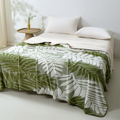 Ownkoti Modern Botanical Fleece Throw Blanket - image 23