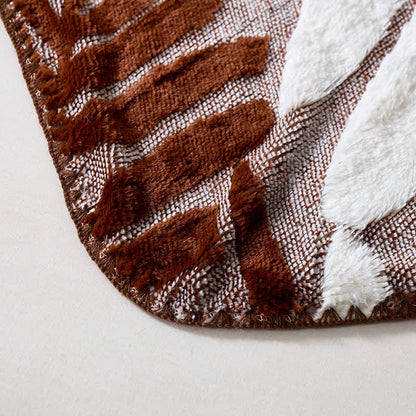 Ownkoti Modern Botanical Fleece Throw Blanket - image 36