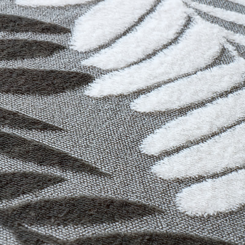 Ownkoti Modern Botanical Fleece Throw Blanket - image 5