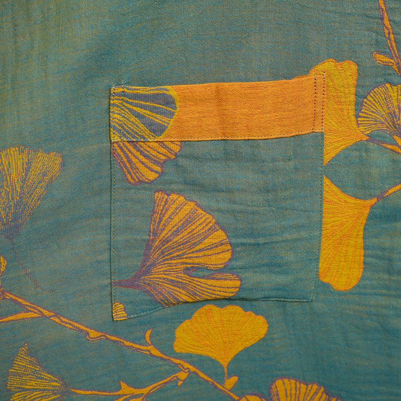 Ownkoti Large Ginkgo Leaf Cotton Kimono Robe - image 31