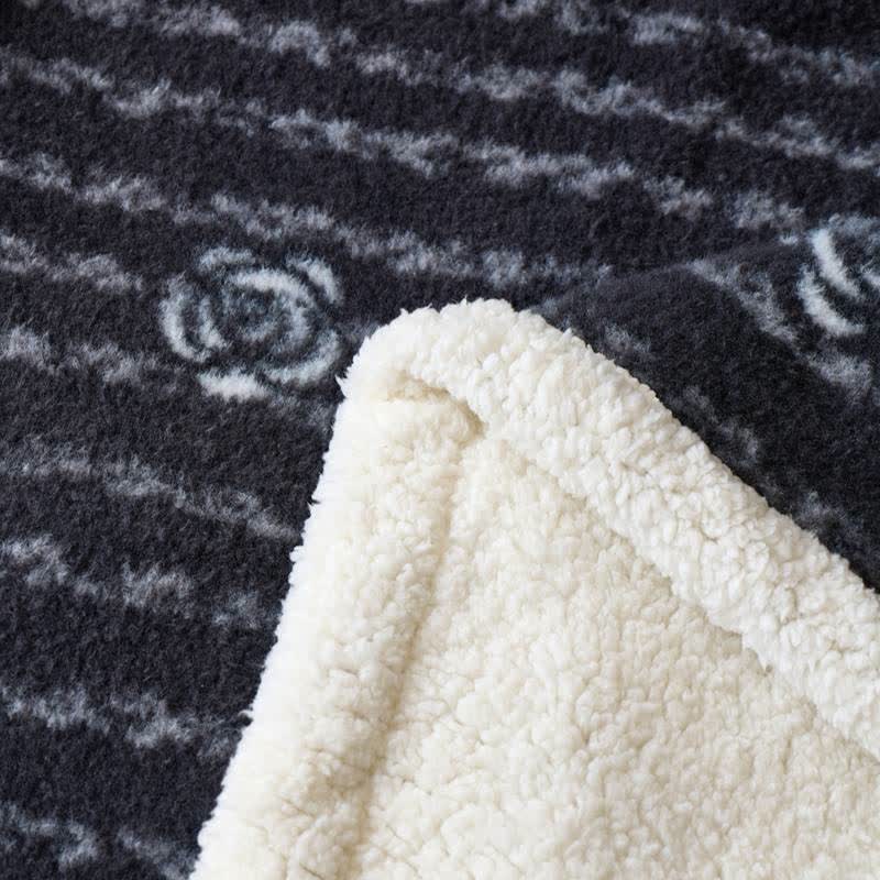 Ownkoti Vintage Floral Plush Feece Throw Blanket - image 4