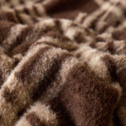 Ownkoti Plaid Grid Plush Fleece Throw Blanket - image 8