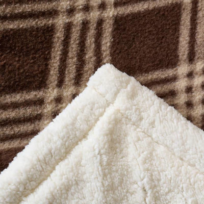 Ownkoti Plaid Grid Plush Fleece Throw Blanket - image 7