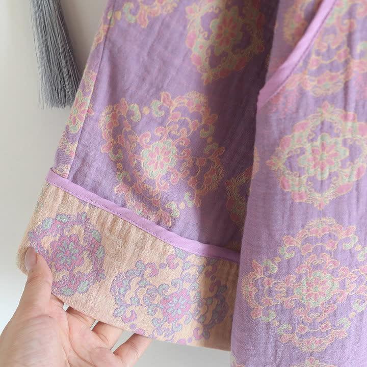Ownkoti Vintage Oriental Cotton Gauze Lounge Set - image 6