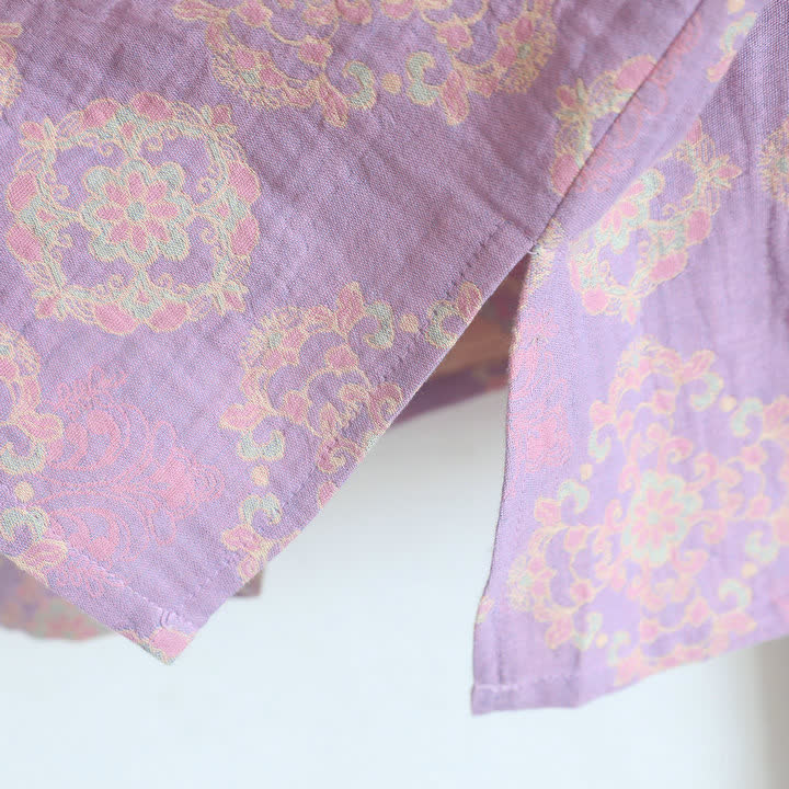 Ownkoti Vintage Oriental Cotton Gauze Lounge Set - image 8
