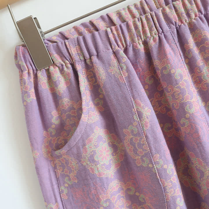 Ownkoti Vintage Oriental Cotton Gauze Lounge Set - image 10