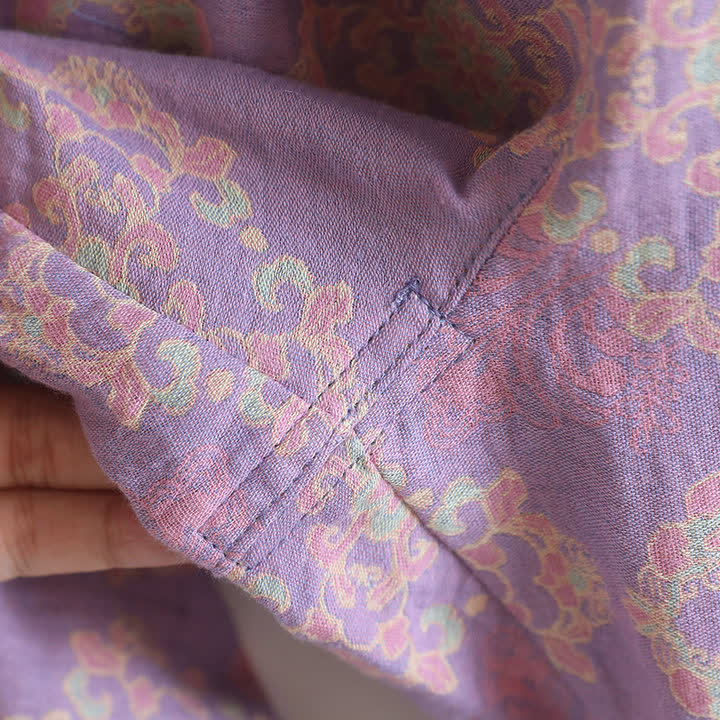 Ownkoti Vintage Oriental Cotton Gauze Lounge Set - image 11