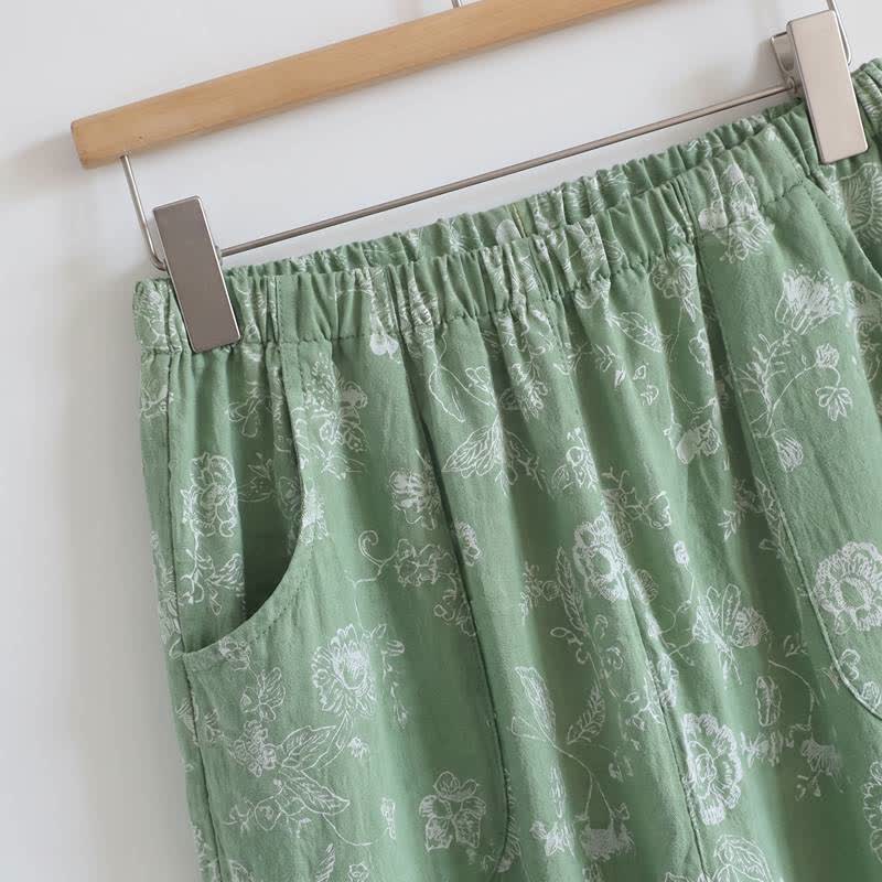 Ownkoti Elegant Cotton Gauze Frog Button Pajama Set - image 3