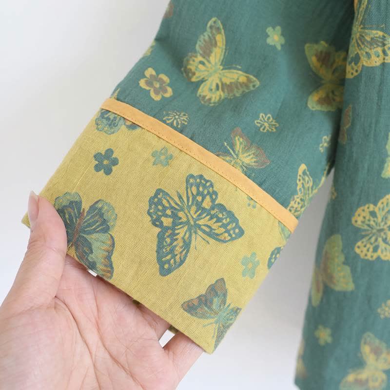 Ownkoti Pastoral Butterfly Cotton Gauze Lounge Set - image 3