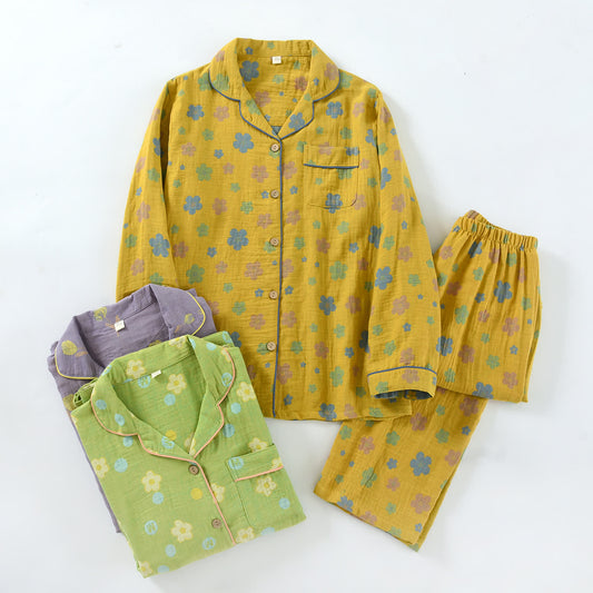 Ownkoti Floral Cotton Piped Loungewear Set - image 0