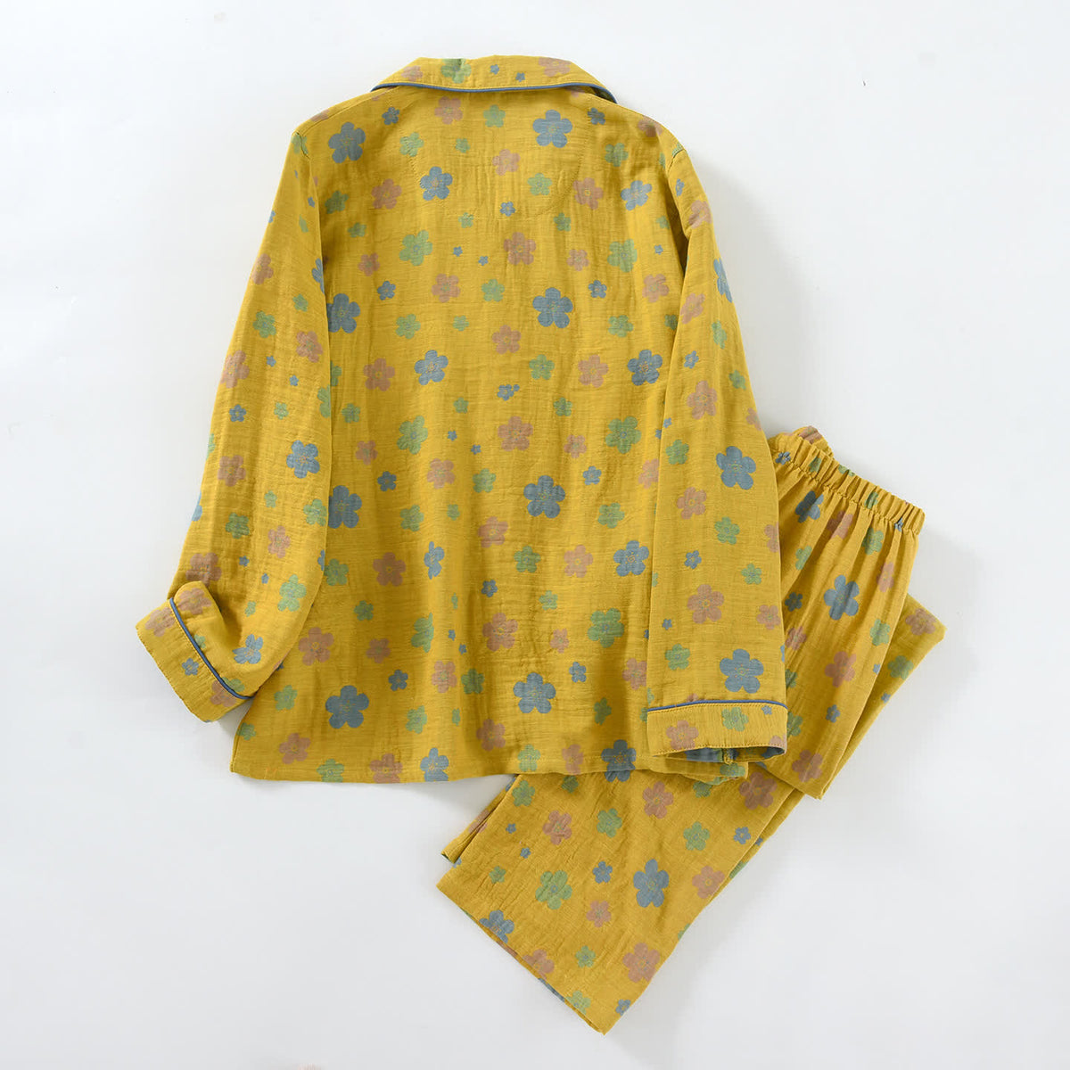 Ownkoti Floral Cotton Piped Loungewear Set - image 3