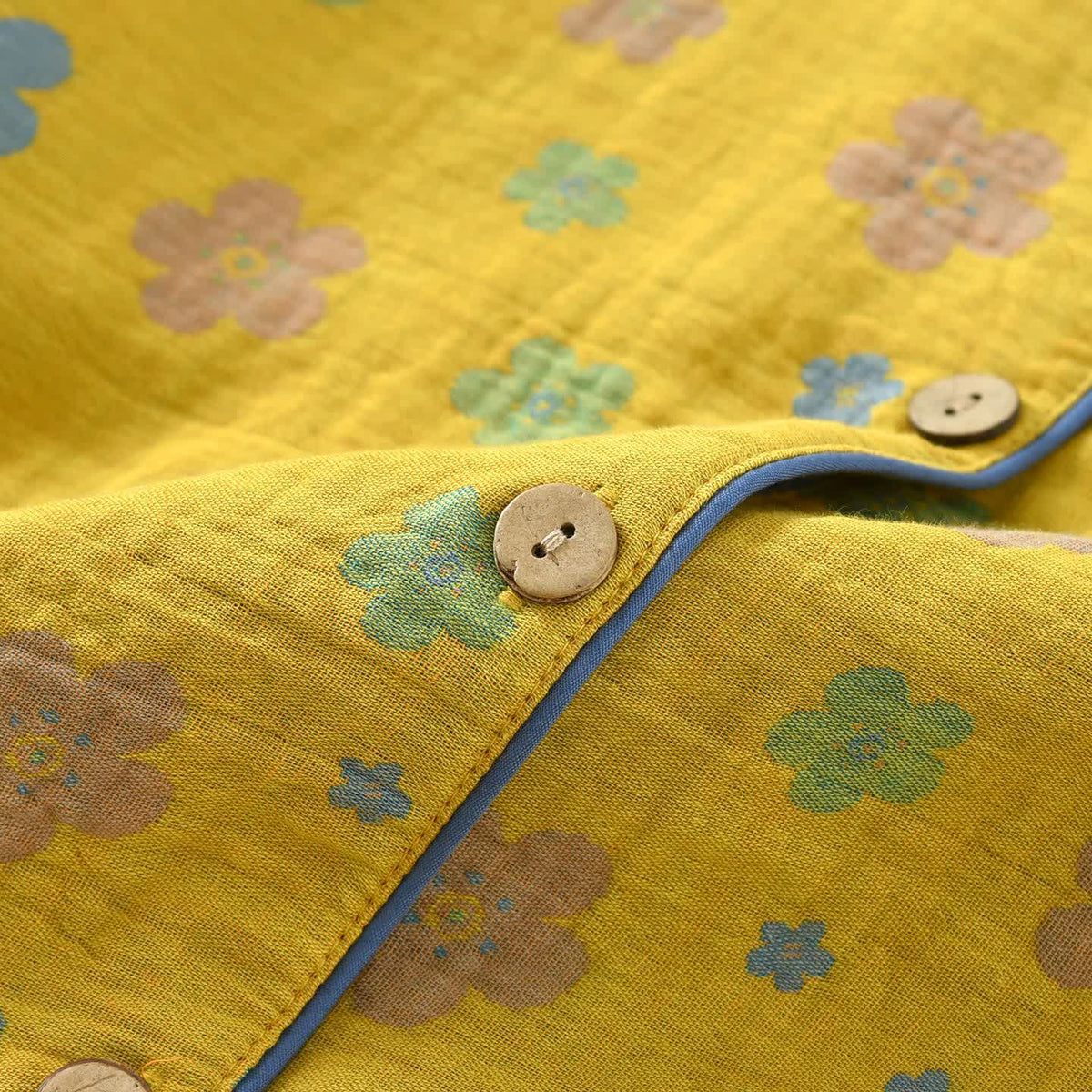 Ownkoti Floral Cotton Piped Loungewear Set - image 6