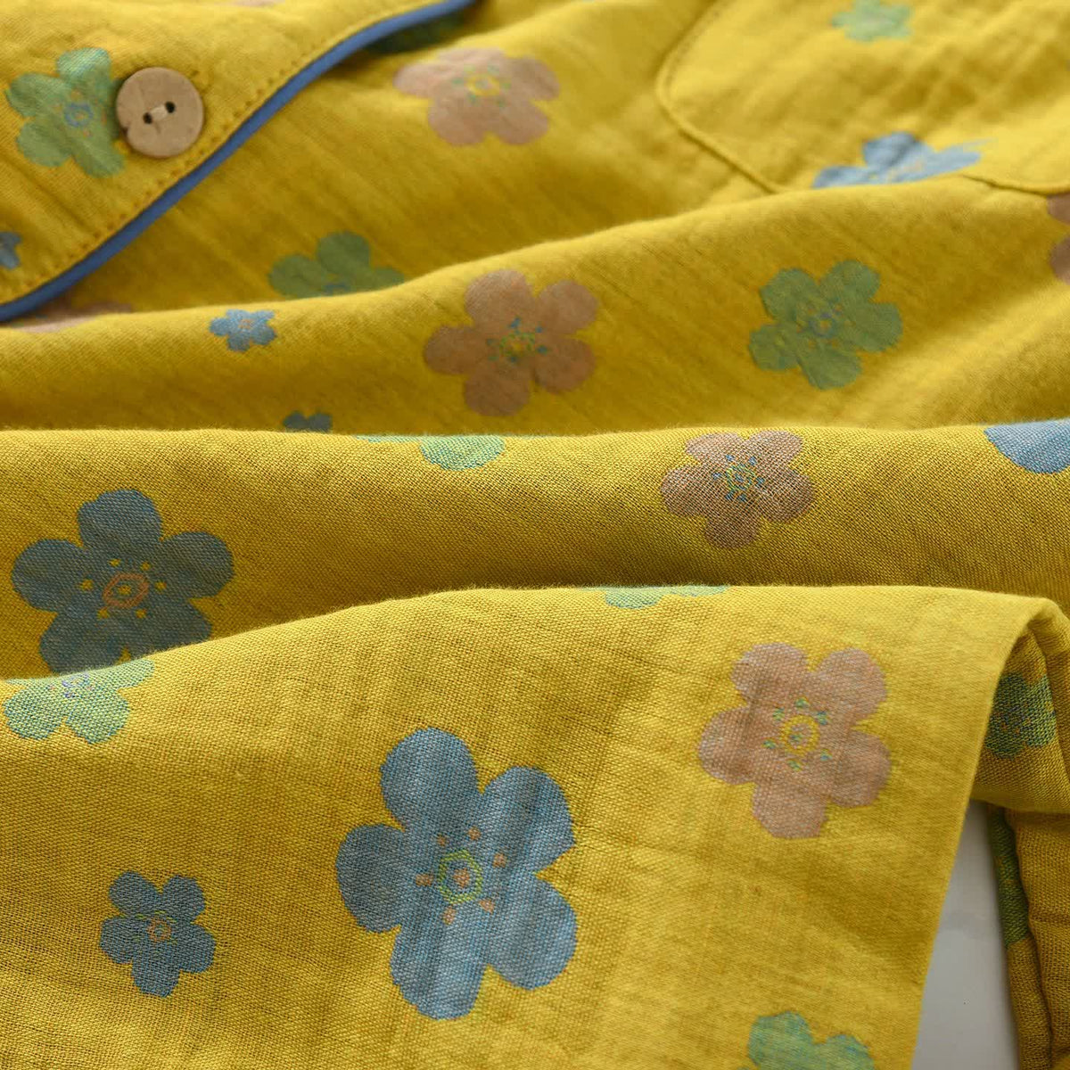 Ownkoti Floral Cotton Piped Loungewear Set - image 7