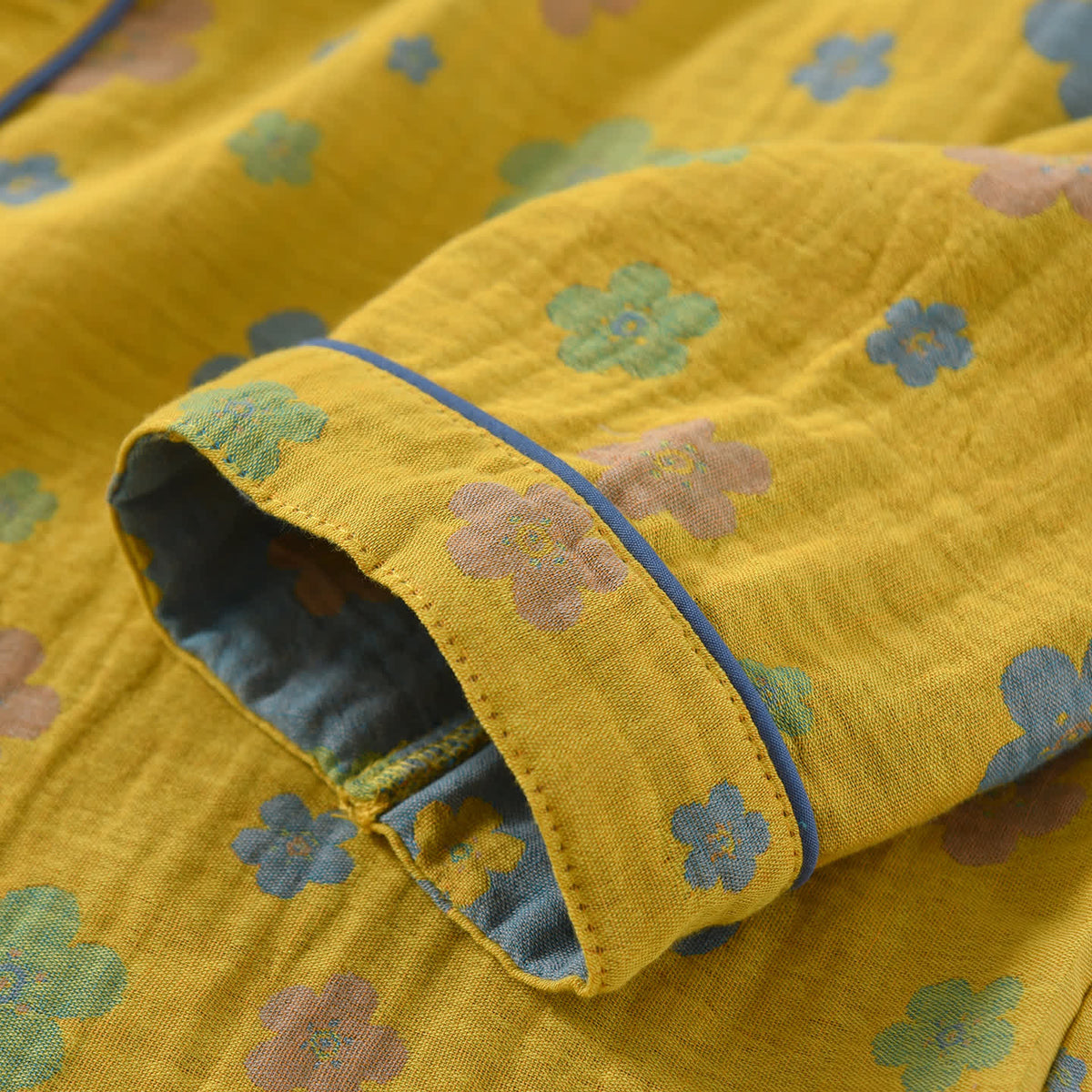 Ownkoti Floral Cotton Piped Loungewear Set - image 8