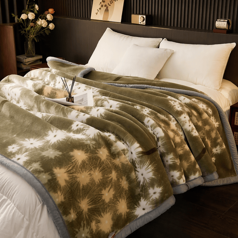 Ownkoti Dandelion Cozy Fleece Throw Blanket - image 1