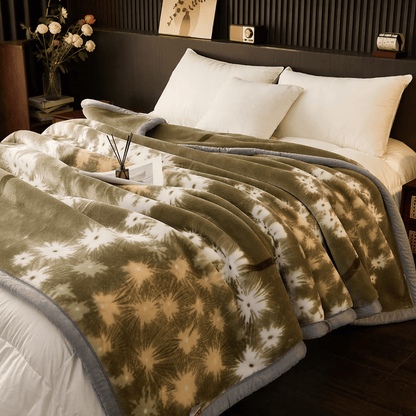 Ownkoti Dandelion Cozy Fleece Throw Blanket - image 1