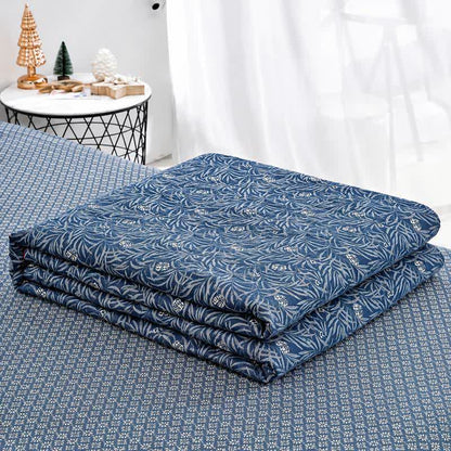 Ownkoti Botanical Flower Reversible Cotton Quilt - image 3