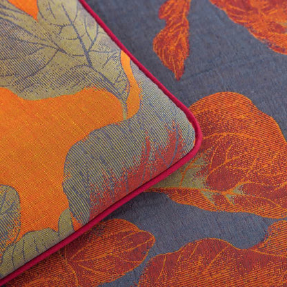 Ownkoti Orange Autumn Leaf Cotton Gauze Quilt - image 16