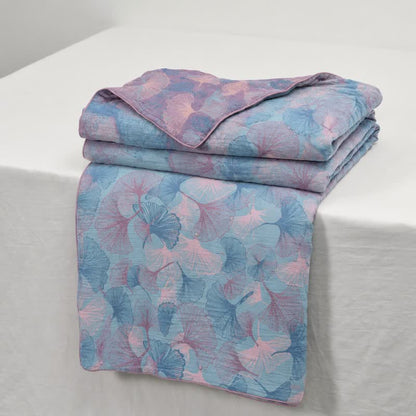 Ownkoti Reversible Ginkgo Leaf Cotton Gauze Quilt - image 1
