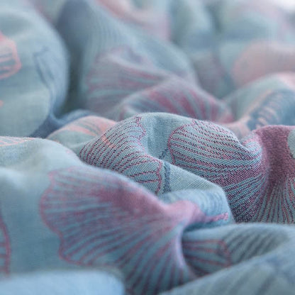 Ownkoti Reversible Ginkgo Leaf Cotton Gauze Quilt - image 4